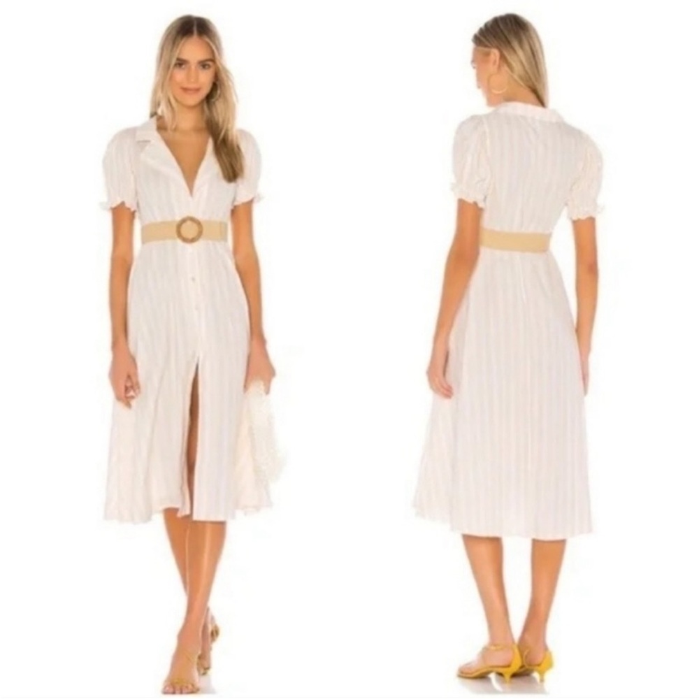 WeWoreWhat White Midi Dress
